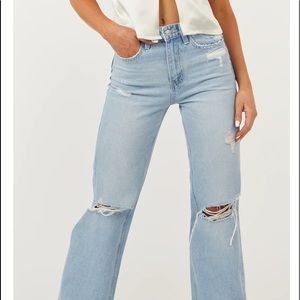 Vervet 90s high rise jeans, NWT